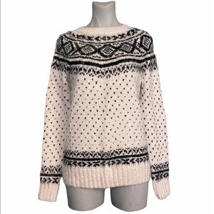 Abercrombie and Fitch Metallic Fair Isle Sweater